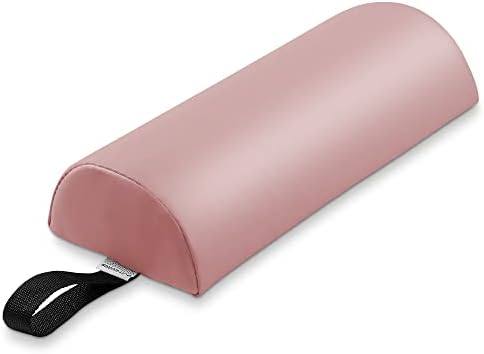 Saloniture Half Round Neck Massage Table Bolster Pillow Pad - 13 x 6 x 3 Inch - Pink by Saloniture