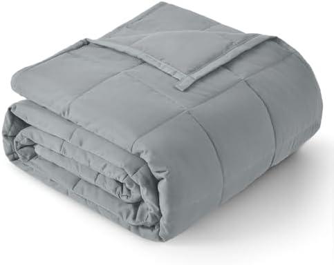 Topblan Cooling Weighted Blanket for Adults, 18 lbs 60 x 80 Queen Size Bed by Topblan
