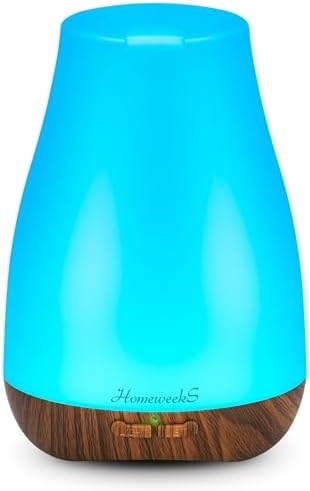 Homeweeks Essential Oil Diffuser for Room 100 ML 1 Pack by Homeweeks