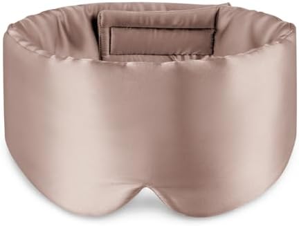 Zenssia 100% Mulberry Silk Sleep Mask Eye Mask for Men and Women, Taupe by Zenssia