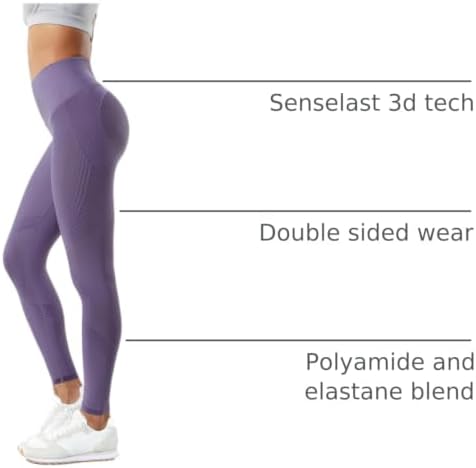 Fanka Body Sculpt Leggings for Women, Full Length - Compression for Targeted Area, Reversible Wear - Image 4