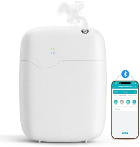 Waterless Essential Oil Diffuser with Bluetooth App Control by SEEDEAR