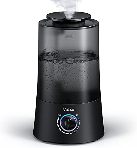 Humidifiers for Bedroom - 4L Cool Mist Humidifier Top Fill Oil Diffuser Quiet Ultrasonic Humidifiers for Home Large Room with Adjustable 360° Rotation Nozzle, Auto Shut-Off, Humidifiers for Baby by StartYourJoyfulLifeHere