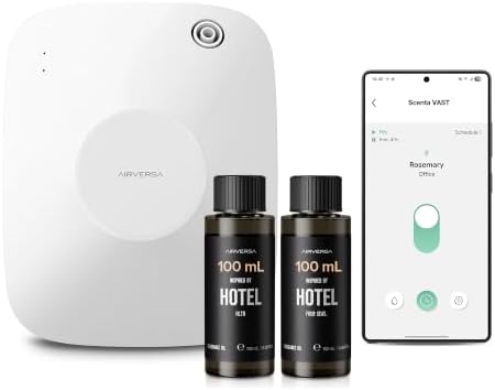 Airversa ANA Smart Waterless Diffuser Starter Kit for Room, White by Airversa