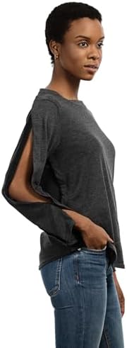 MAI Shoulder Surgery Shirts for Women - Soft Fabric Tear Away Shirt with Premium Snap, Chemo Shirts for Port Access - Image 2