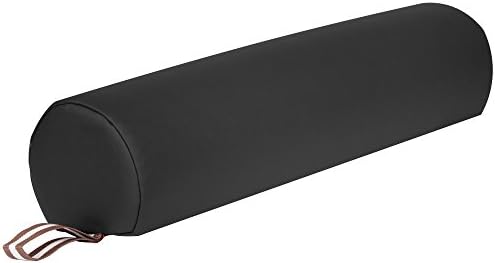 Master Massage 6" 3/4 Round Massage Bolster Pillow Cushion for Massage Tables- Black - Image 2