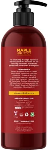 Relaxing Massage Oil for Massage Therapy - Aromatherapy Full Body Massage Oil with Enchanting Lavender Ylang Ylang Orange and Geranium Essential Oils - Naturally Scented Vegan Non GMO & Gluten Free - Image 5