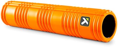 TRIGGERPOINT PERFORMANCE THERAPY GRID Patented Multi-Density Foam Massage Roller Exercise Deep Tissue Muscle Recovery - Relieves Muscle Pain & Tightness, Improves Mobility & Circulation (26"), Orange by TriggerPointPerformance