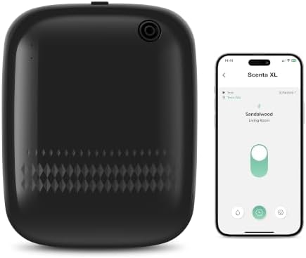 Airversa ANW Smart Waterless Essential Oil Diffuser for Large Room, Black by Airversa