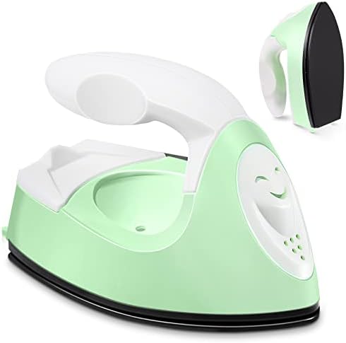 Honoson Mini Craft Iron with Charging Base Tiny,Light Green by Honoson