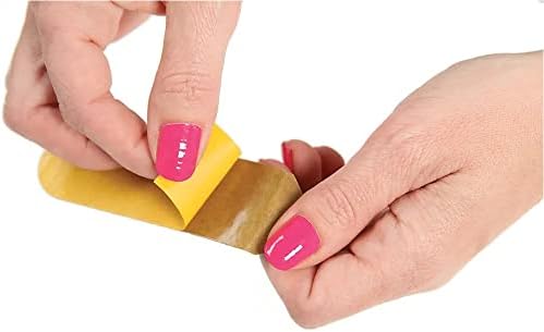 ForPro Professional Collection Stainless Steel Pedi File Refill, 180 Grit, Gold, EZ-Strip Peel Pedicure Refill Pads, 1.25” W x 4” L, 50-Count - Image 3