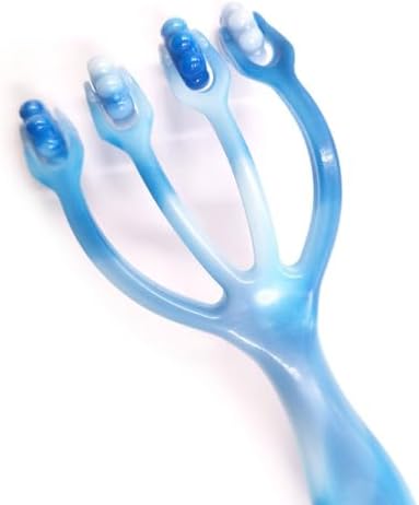 Healifty Handheld Four Claws Roller Massager Claw Massager for Head Hand Foot Leg Neck and Back Portable Massage Tool for Home Office or Shower 3 Pack - Image 3
