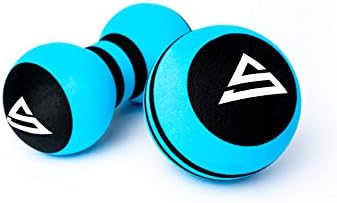 Massage Balls for Deep Tissue Myofascial Release & Trigger Point Therapy – High Density Foam, Set of 2 – Back, Neck, Shoulder & Foot Muscle Tension Relief for Athletes & Fitness Recovery by SportsStable