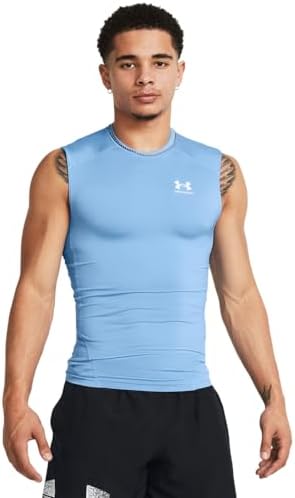 Under Armour Men's HeatGear Compression Sleeveless T-Shirt by UnderArmour