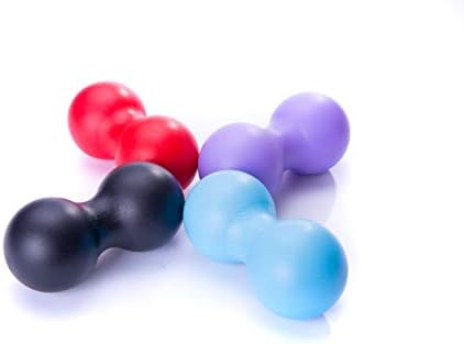 Peanut Massage Ball Roller Double Lacrosse Ball Acupoint Myofascial Release Muscle Knot Relaxer Mobility Trigger Point for Physical Therapy Self Deep Tissue Manual Massager Equipment Tool Set by AllPlay