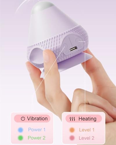 VibeHeat Mini – Heated Vibrating Massage Ball with Suction Base, 2 Heat & 2 Vibration Modes, Deep Tissue Trigger Point Massager for Back, Neck, Feet, Muscle Relief - Image 6