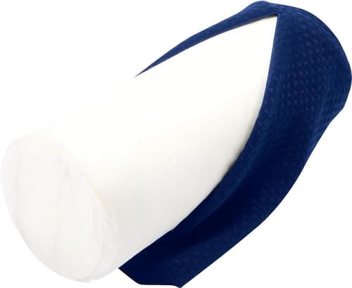 Carex Memory Foam Cervical Neck Pillow, Round - Contoured Design to Support Neck and Shoulders, Relieve Pain and Pressure, Neck Roll Pillow for Sleeping, Memory Foam - Image 5