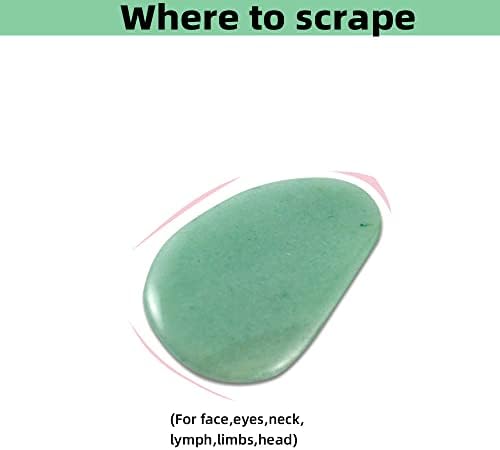 Gua Sha Facials Tools for Eyes Massage Tools Board Natural Jade Stone for SPA Acupuncture Therapy Trigger Point Treatment - Image 5