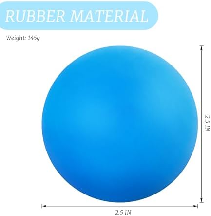 ZUFECY Yoga Ball for Release, 2.5 Inch Silicone Therapy Ball, Deep Tissue Massage for Foot, Shoulder and Back Pain, Handheld Trigger Point Scooch Ball, Exercise Recovery & Physical Therapy Tool - Image 2