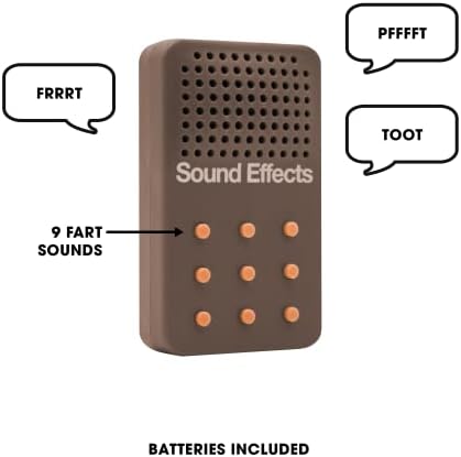 NPW Fart Fanfare Sound Machine, Portable Fart Noise Maker, Novelty Prank Gift for Kids & Adults, Funny Sound Machine with 9 Sound Effects, Battery Included - Image 3