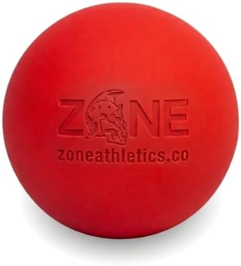 Zone Deep Tissue Massage Ball – Trigger Point Therapy, Myofascial Release, Muscle Recovery, Mobility Tool – Firm Lacrosse Ball (Single) by ZoneSmellingSalts