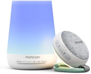 Momcozy Baby Sleep Bundle: Portable Sound Machine and App Remote Control White Noise Machine for Sleeping, Baby Registry, Newborn Essentials, Baby Shower Gifts by Momcozy