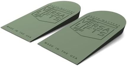 Hybrid™ Heel Lift Inserts (Pair) (Small) - Ideal for Cross Training, metcons, wods, Functional Fitness, HIIT, Squats, plyometrics by VersaLifts