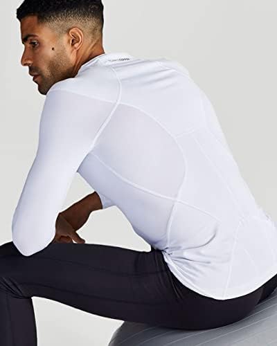 Tommie Copper Mens Long Sleeve Compression Shirt with Front Zipper – Full Back & Shoulder Support, Posture Corrector - Image 4