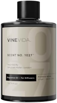 VINEVIDA Scent NO. 1027 Fragrance Oil for Cold Air Diffusers - 16oz (1lb) - Inspired by: Langham Hotel London Hotel Scents for Home - Diffuser Oil by VINEVIDA