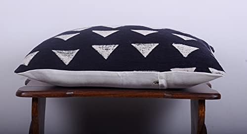 Trade Star Handloomed Throw Pillow Cover 100% Cotton Mudcloth Pillow Cover Tribal Print Boho Accent Bedroom Decoration Cushion Cover Handmade Indian Pillow Case Long Lumbar Cushion Case - Image 6
