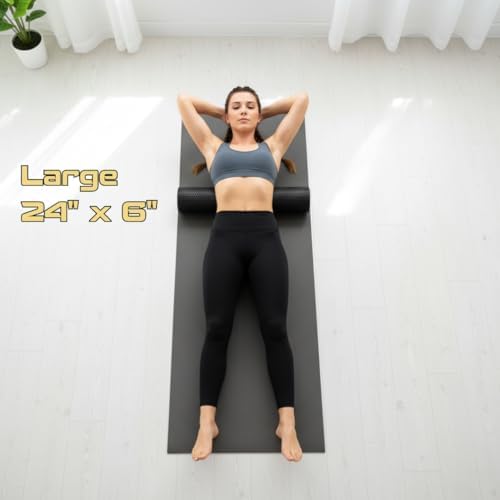 Fitizen Foam Roller – Muscle Massage Rehab Stiff Back Pain Physical Therapy Deep Tissue Firm Exercise Equipment Home Gym Stress Yoga Pilates for The Fit Citizen by FitNation - Image 3