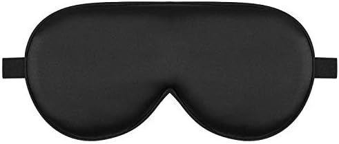 Alaska Bear Mulberry Silk Sleep Mask, Cool and Smooth (Original Black) by ALASKABEAR