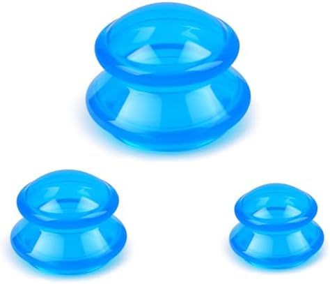 Silicone Cupping Therapy Sets (Set of 3), Cupping Kit for Massage Therapy by Unknown