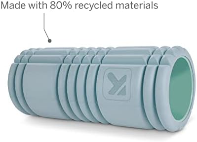 TRIGGERPOINT Performance Therapy Grid Patented Multi-Density Foam Massage Roller (80% Recycled) Exercise, Deep Tissue Muscle Recovery - Muscle Pain&Tightness, Improves Circulation (13"), Blue - Image 4