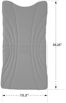 Osaki Back Pad & Seat Cushion for Massage Chair | Foam Cushion | Nylon Fabric | One Size Fits All (Taupe) - Image 3