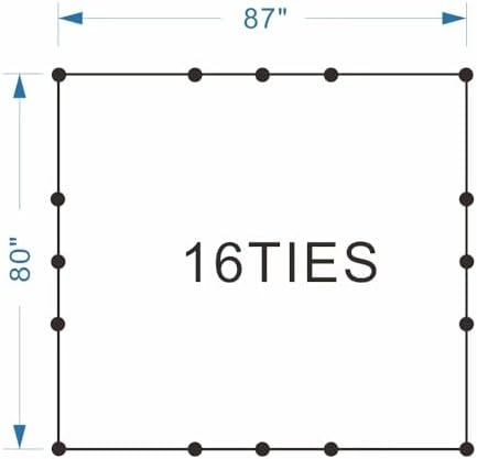 F.Y.Dreams 100% Washed Cotton Duvet Cover for Weighted Blanket 80x87 inches with 16 Ties, Zipper on Long Side/White/Just Duvet Cover - Image 6