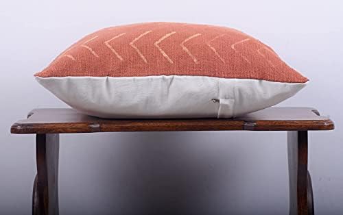 Trade Star Decorative Couch Throw Pillow Case Modern Handmade Bed Decor Cushioncase Authentic Square Pillowsham Indian Sofa Cushion Cover for Living Room Decor (Rust (Phoenix), 18 X 18 Inch) - Image 5