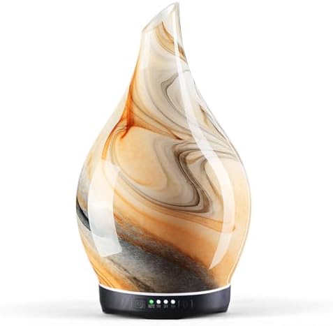Porseme Essential Oil Diffuser 280ml Handmade Glass Diffuser 7H Runtime by Porseme