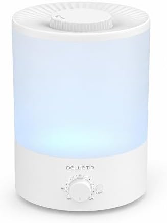 Cool Mist Humidifiers for Babies, Bedroom, Nursery, Home and Office | Super Quiet Ultrasonic Vaporizer, Large Top-Refill 3.5L, Essential Oil Diffuser, Auto Off, Easy Clean by Unknown