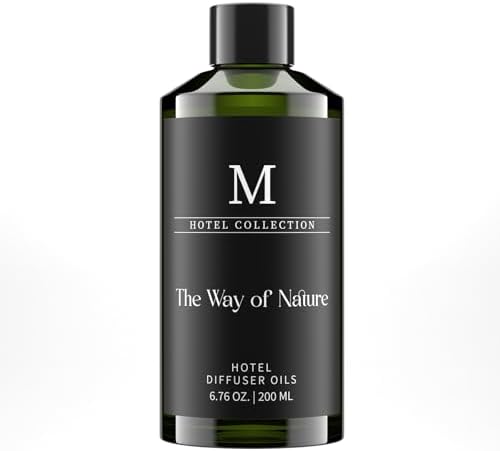 Hotel Collection Diffuser Oil-The Way of Nature, 6.76 Fl Oz (200ml), Home Luxury Aroma & Hotel Fragrance Diffuser Oil for Aromatherapy Bigger Bottle& Longer Lasting by MISIJIEssentialOilsOverall
