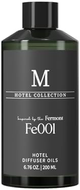 Hotel Diffuser Oil Fe001 Inspired by The Fermont,6.76 Fl Oz (200ml), Home Luxury Aroma & Hotel Fragrance Diffuser Oil for Aromatherapy Bigger Bottle, Bolder Aroma & Longer Lasting by MISIJIEssentialOilsOverall