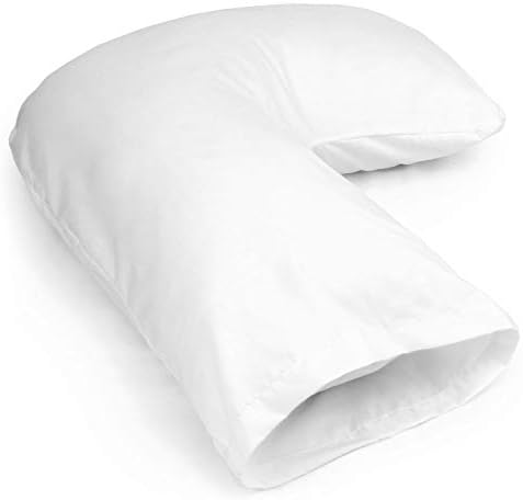 DMI Body Pillow, Side Sleeper Pillow and Pregnancy Pillow with Contoured Support to Eliminate Neck, Back, Hip, Joint Pain and Sciatica Relief with Removable Washable Cover, Firm, U Shape Neck Pillow - Image 2