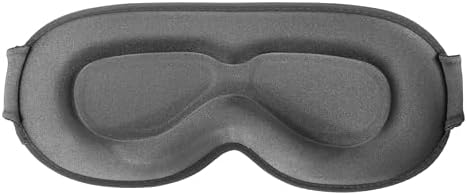 Sleep Mask for Men and Women, 3D Blackout Eye Mask for Side Sleepers, Grey by AlbatrossHealthNewEngland