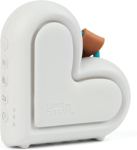 Love to Dream Sleep Machine, Baby White Noise Machine for Sleeping and Relaxing, Noise Therapy with 9 Soothing Infant Sleep Sounds with Baby Night Light, Portable Sound Machine by LoveToDream