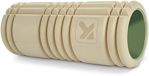 TRIGGERPOINT Performance Therapy Grid Patented Multi-Density Foam Massage Roller (30% Renewable Materials) Exercise, Deep Tissue Muscle - Muscle Pain&Tightness, Improves Circulation (13"), Tan by TriggerPointPerformance