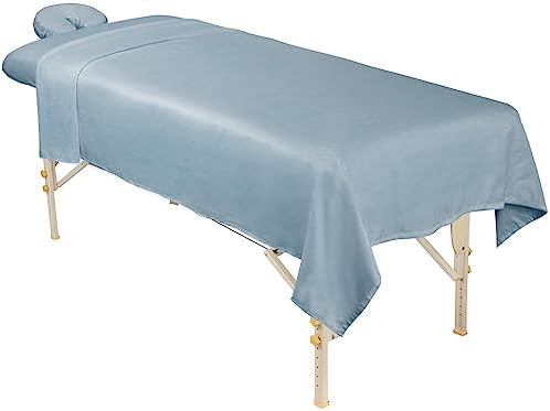 ForPro Premium Microfiber 3-Piece Massage Sheet Set, Wisteria - Image 3