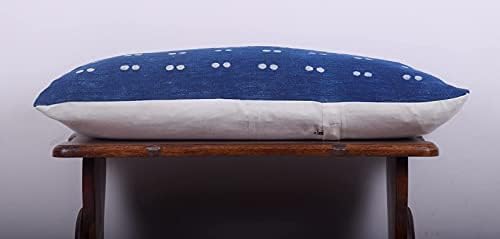 Trade Star Cushion Cases Decorative Spring Cushion Cover for Sofa 100% Cotton Throw Pillow Cover for Living Room Modern Farmhouse Accent Pillow Cases (Indigo Blossom 12X24 INCHES) - Image 3