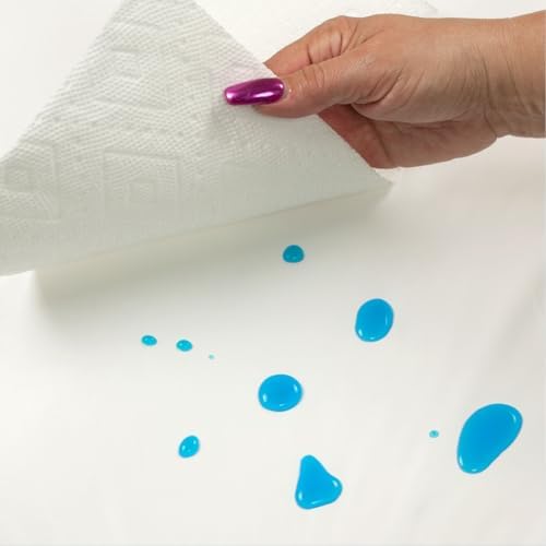 Body Linen Massage Table Cover - Reusable Barrier with Wipe Clean Surface. Waterproof PUL Material, Machine Washable. Protects Massage Table, Warmer and Pad - 1 Pack - Natural - Image 7