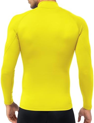 SPVISE Men's Compression Shirts Long Sleeve Mock Turtleneck Workout Tops - Image 3