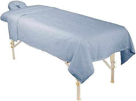 ForPro Premium Flannel 3-Piece Massage Sheet Set, Wisteria - Image 3